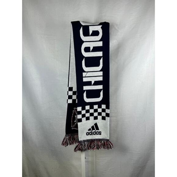 Chicago Fire FC Futbol Club Soccer Scarf Adidas - Picture 1 of 5